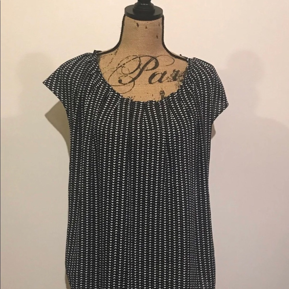LC by Lauren Conrad heart print blouse